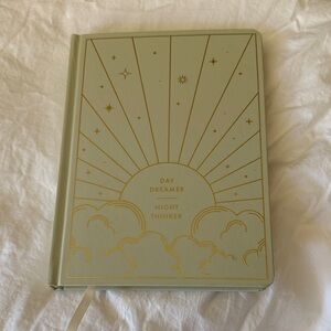 Threshold Cream Journal with Gold Accent